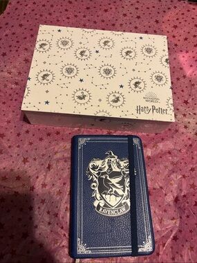 Harry Potter Ravenclaw Journal - Blue, Silver and Wizarding World Box